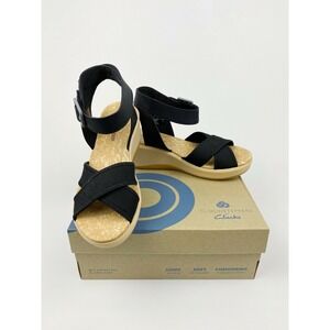 Clarks Women's‎ Step Cali Coast Wedge Sandal Size 6.5 Womens